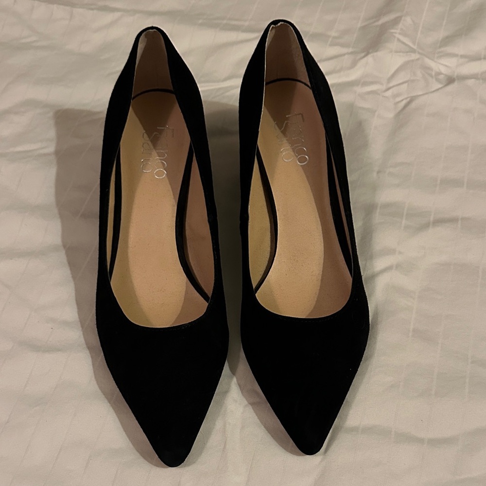 Franco Sarto Elegant Black suede Heels